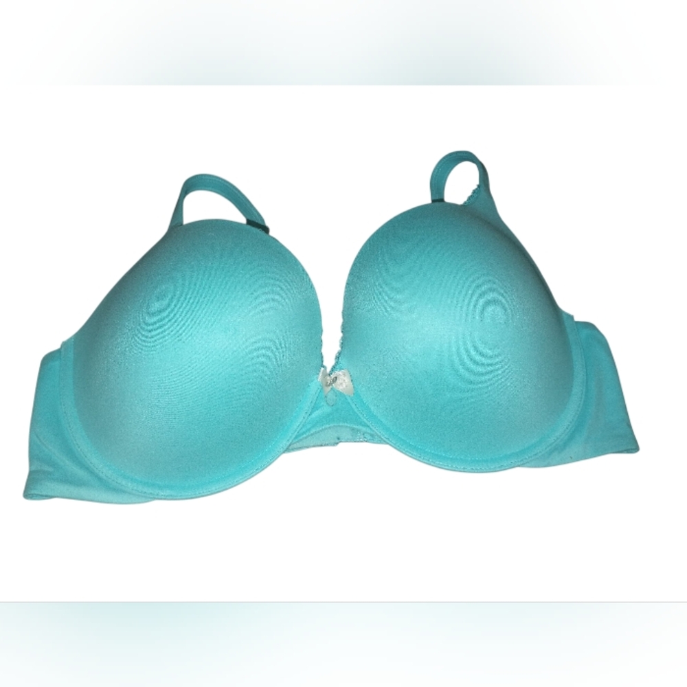 Victoria's Secret Body By Victoria Mint Green Perfect Coverage Bra Size 38D